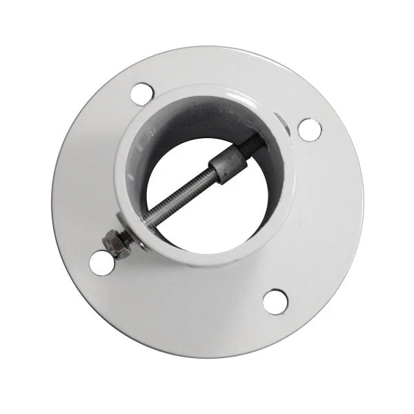 Aluminum Pool Slide Leg or Ladder Deck Flanges, Pair - Image 4