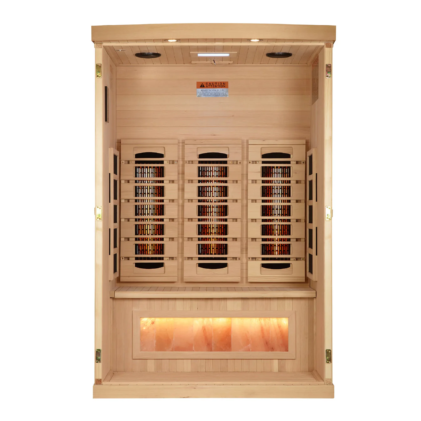 2025 Golden Designs Reserve Edition 2 Person Full Spectrum with Himalayan Salt Bar - Image 4