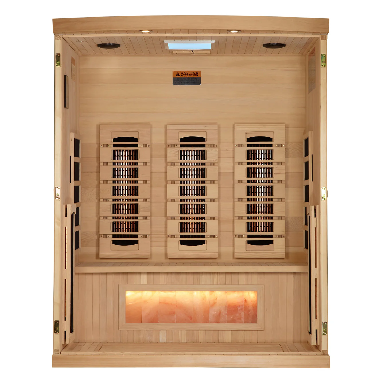 2025 Golden Designs Reserve Edition 3 Person Full Spectrum with Himalayan Salt Bar - Image 4