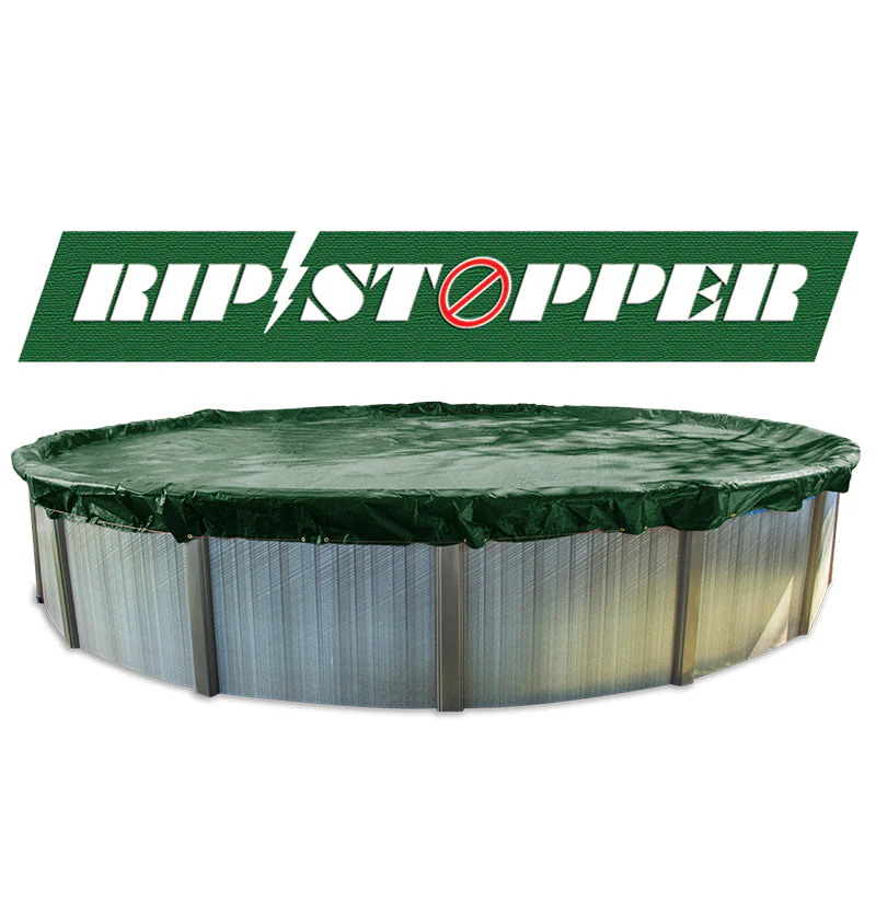 15' / 16' Round Above Ground Swimming Pool Tarp Winter Cover - Image 5