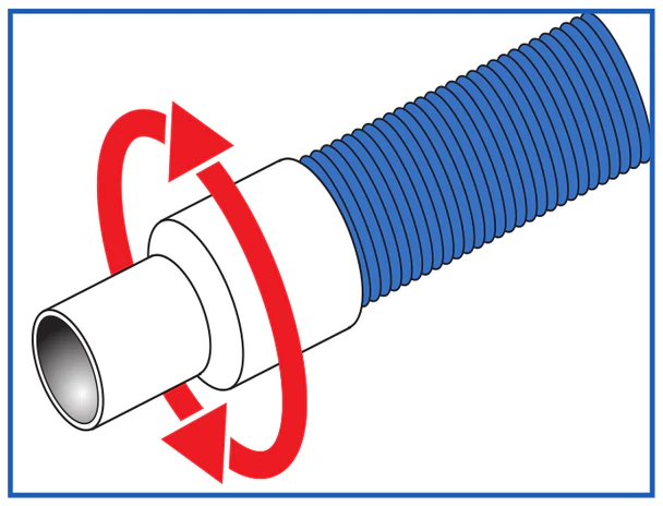 24′ x 1.5″ Deluxe Pool Vacuum Hose - Image 2