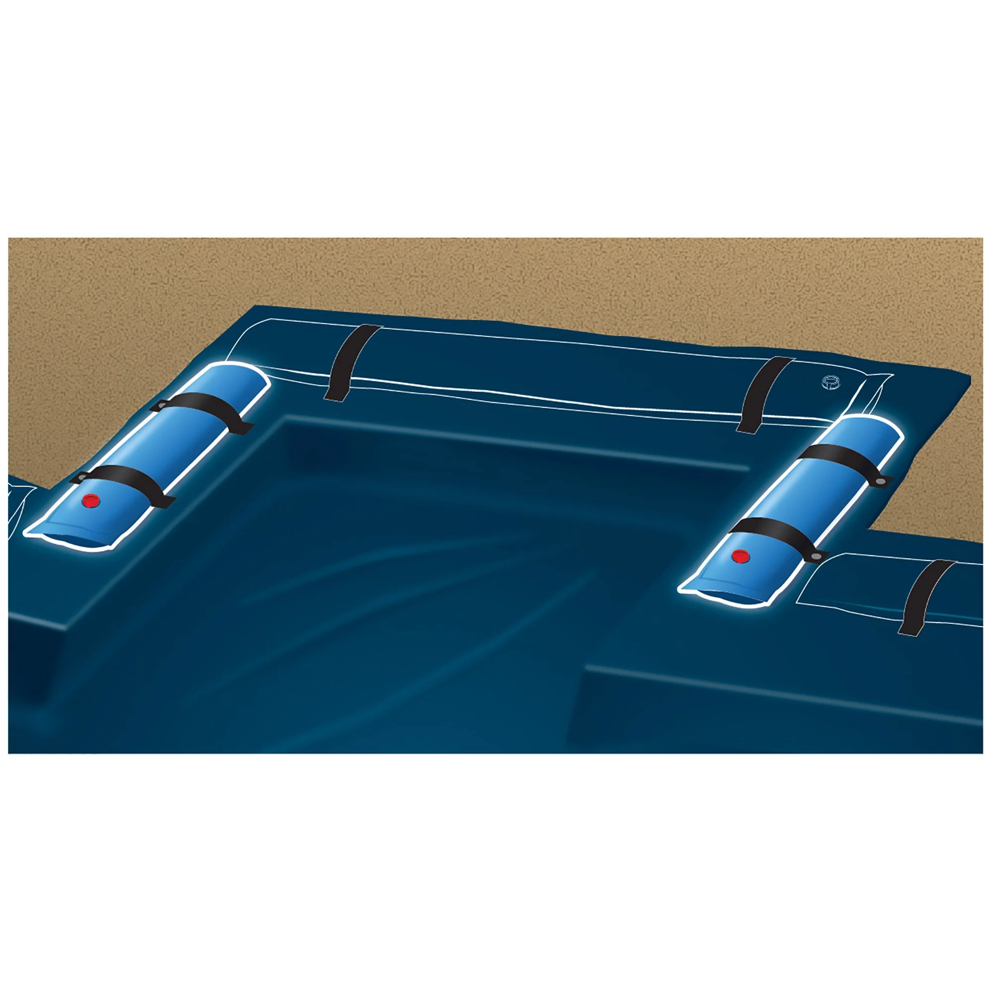 4-ft Step Water Tube for Winter Pool Cover - Image 2