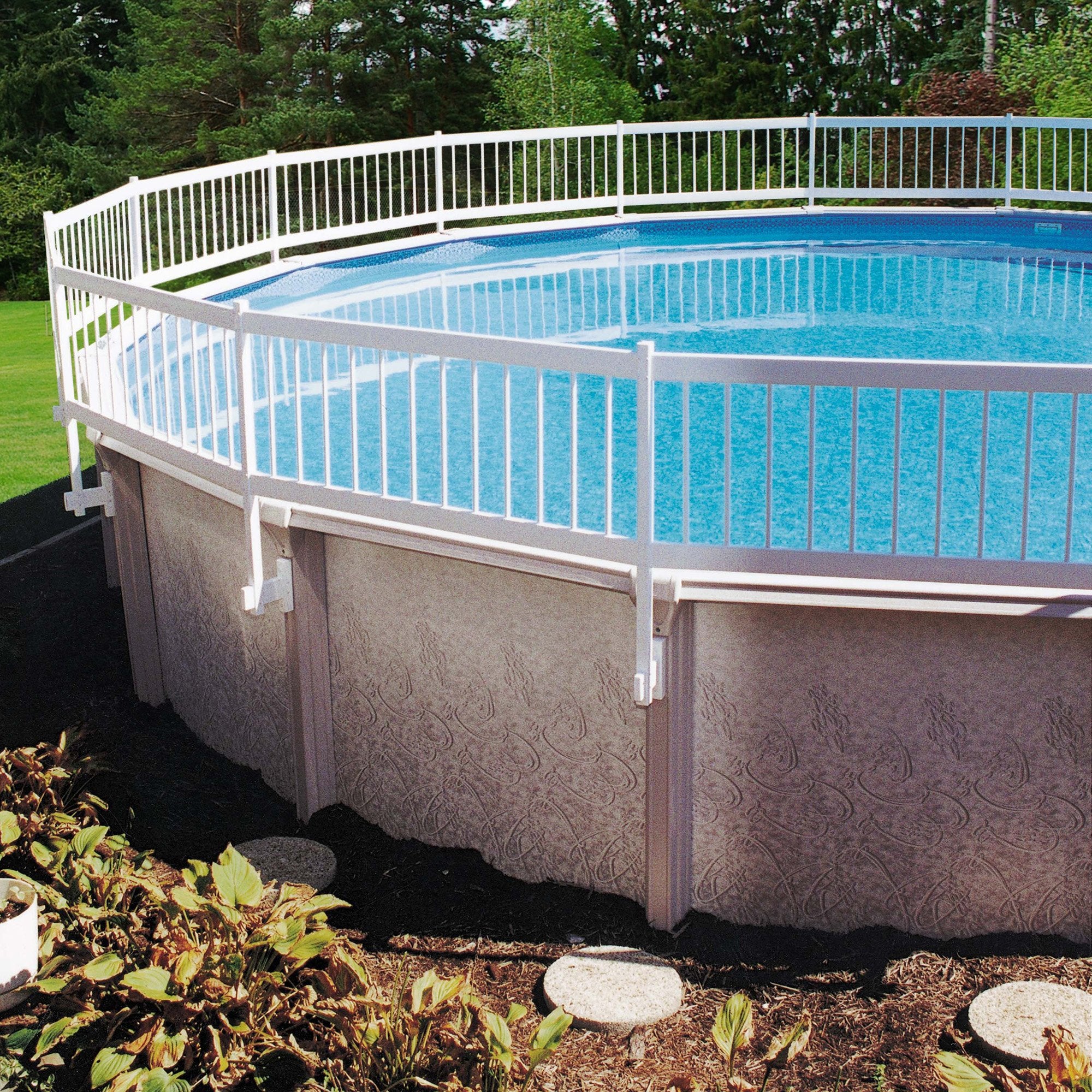 Above Ground Pool Fence Kit - White