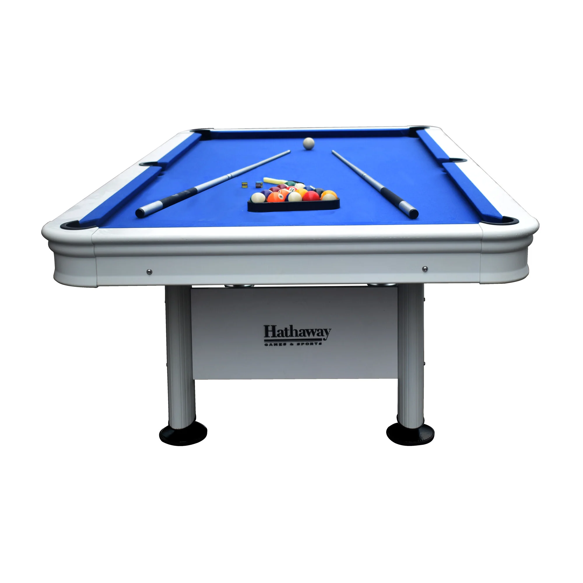 Alpine 8-ft Outdoor Pool Table with Aluminum Rails & Waterproof Felt - Image 4