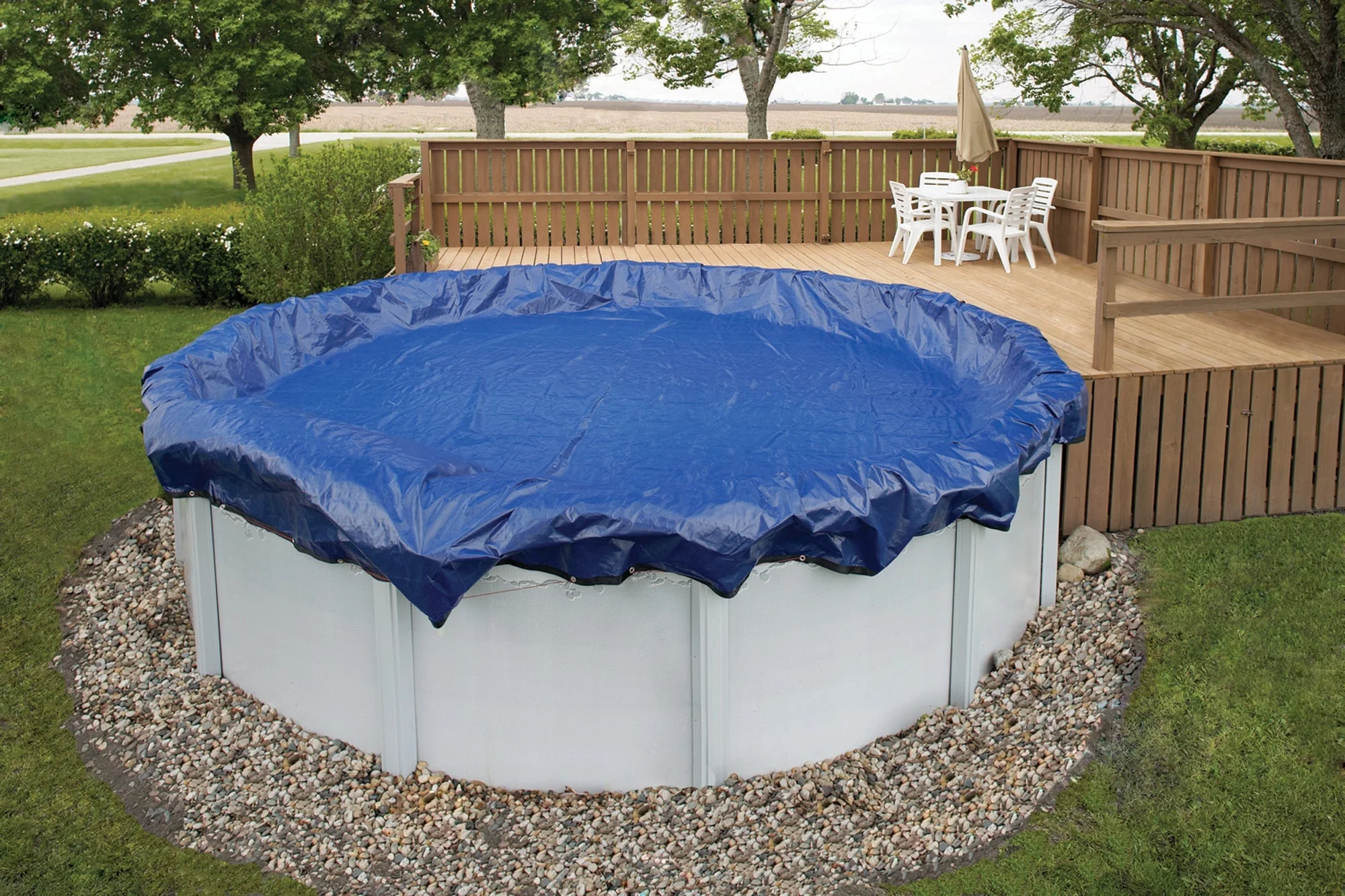 Arctic Armor Above Ground Swimming Pool Tarp Winter Cover Round or Oval - Image 7