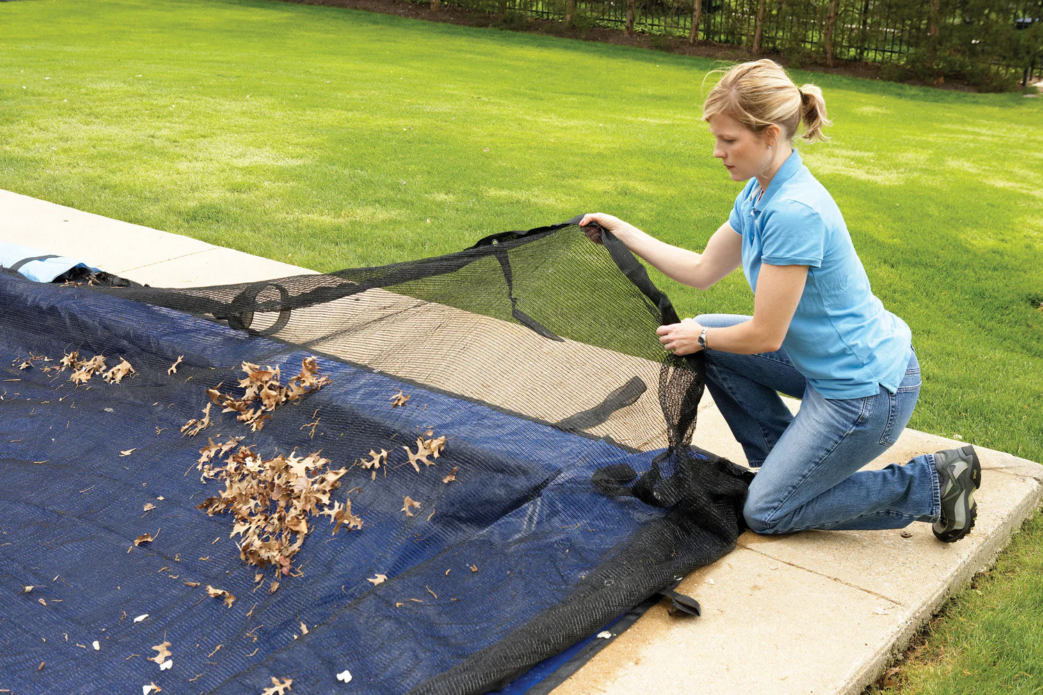 Arctic Armor Above Ground Swimming Pool Winter Cover Leaf Net Round or Oval - Image 10