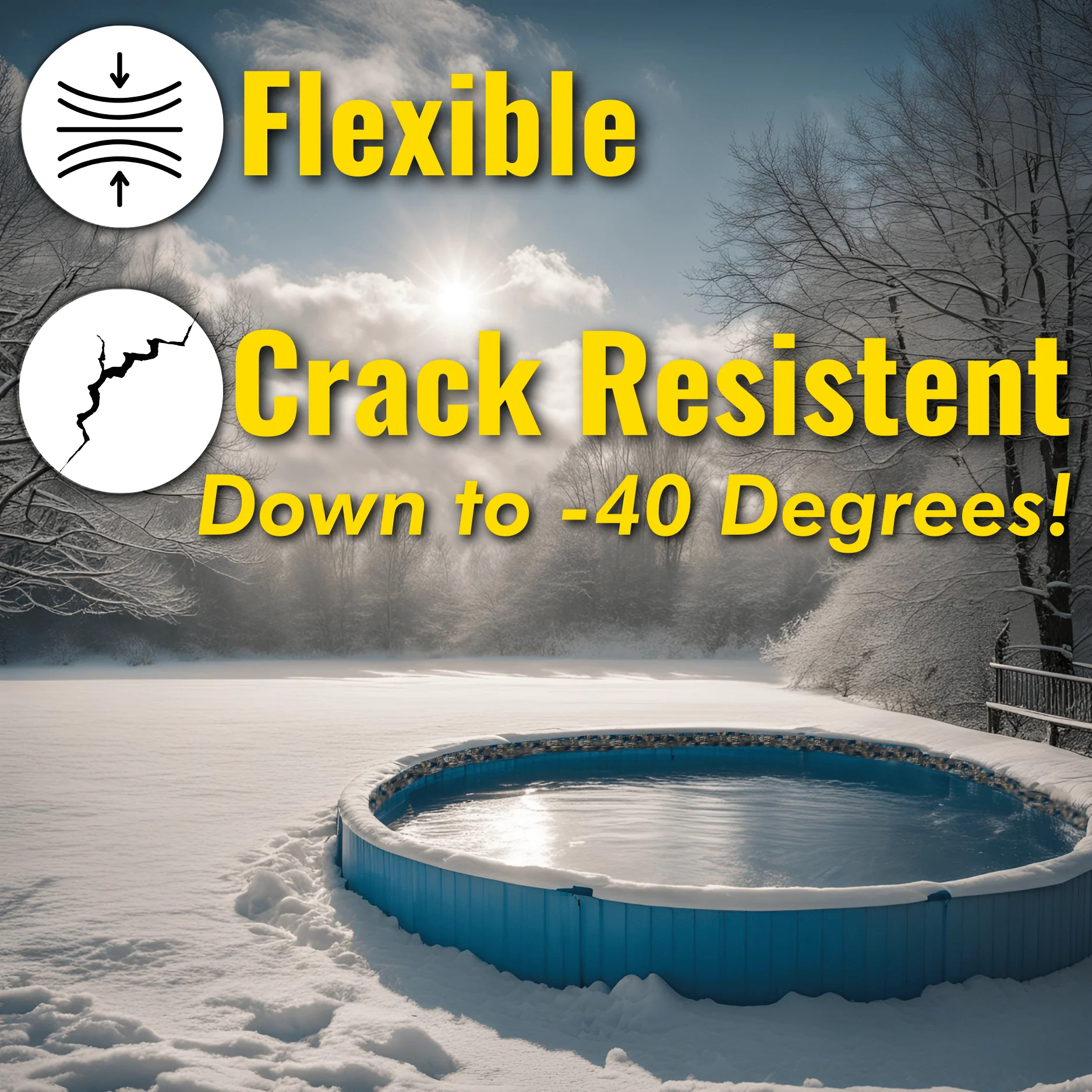 Azure Peak Kayak 48" Rectangle On Ground Pool Liner - Image 2