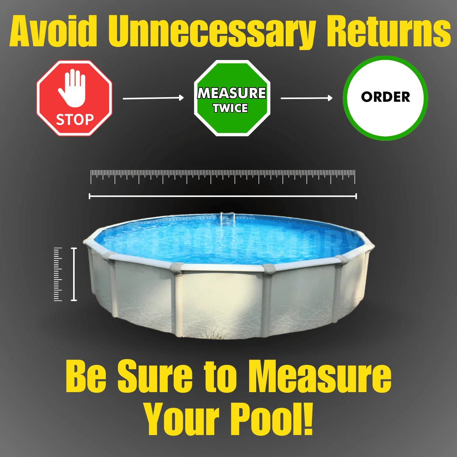 Azure Peak Kayak 48" Rectangle On Ground Pool Liner - Image 6