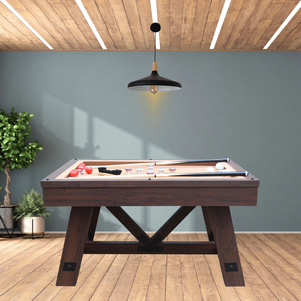 Baddah Bing 54" Espresso Bumper Pool Table - Image 7