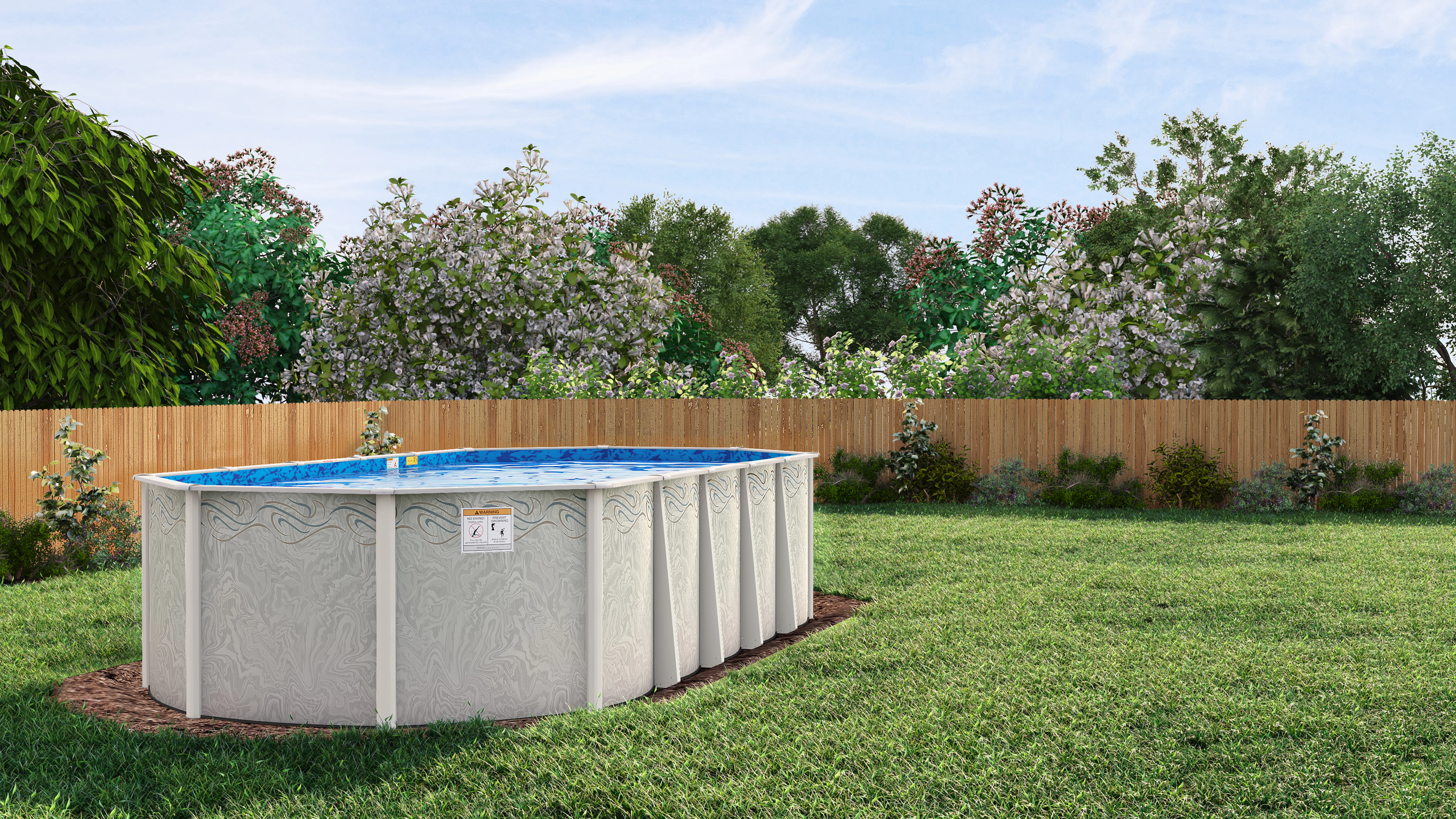 Bay Burst Hybrid 52" or 54" Tall Above Ground Pool Kit plus Starter Package - Image 6