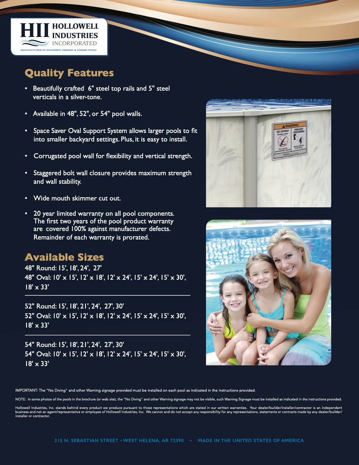 Caspian 48", 52" or 54" Tall Steel Above Ground Pool Kit plus Starter Package - Image 3