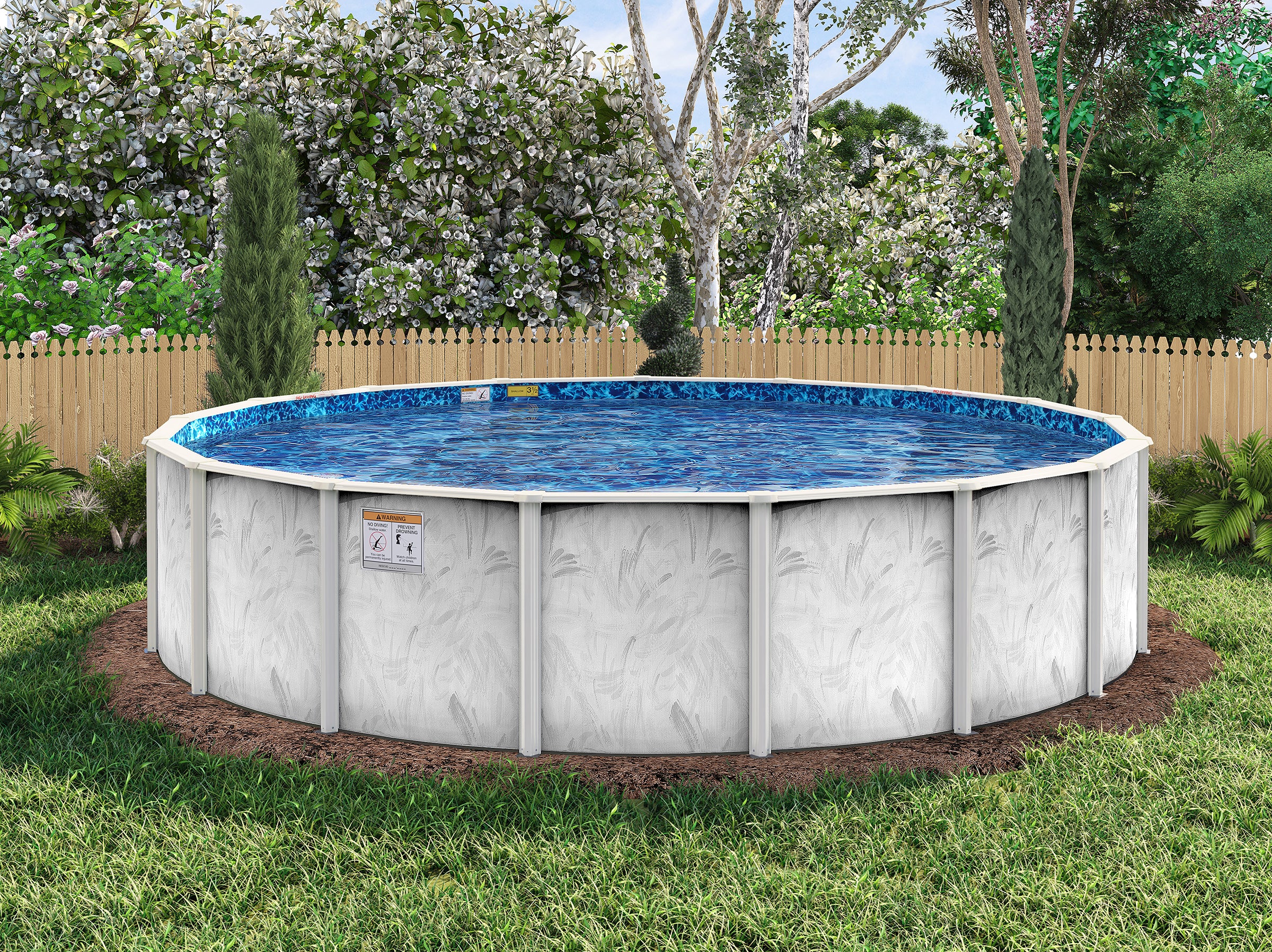 Caspian 48", 52" or 54" Tall Steel Above Ground Pool Kit plus Starter Package - Image 5