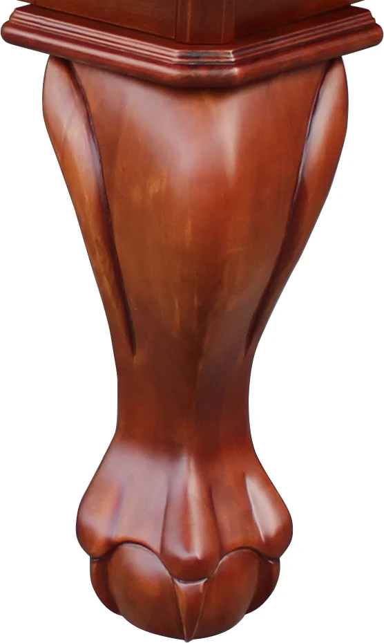 Charles River 8' Slate Pool Table w/ Leather Drop Pockets - Image 3