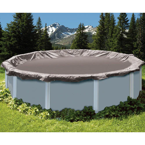Above Ground Swimming Pool Winter Tarp Covers by Swimline in Round and Oval Sizes - Image 4