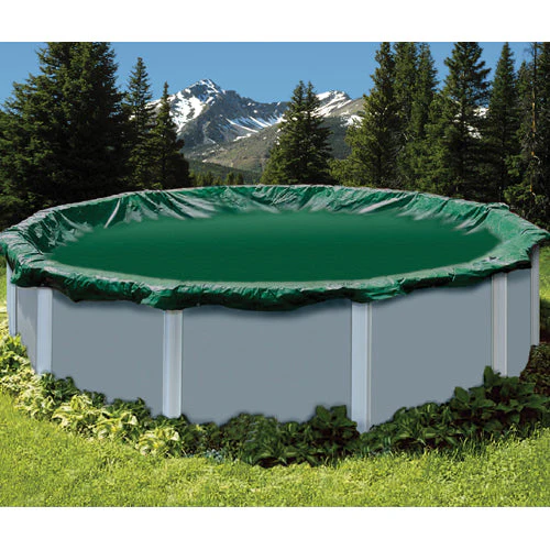 Above Ground Swimming Pool Winter Tarp Covers by Swimline in Round and Oval Sizes - Image 5