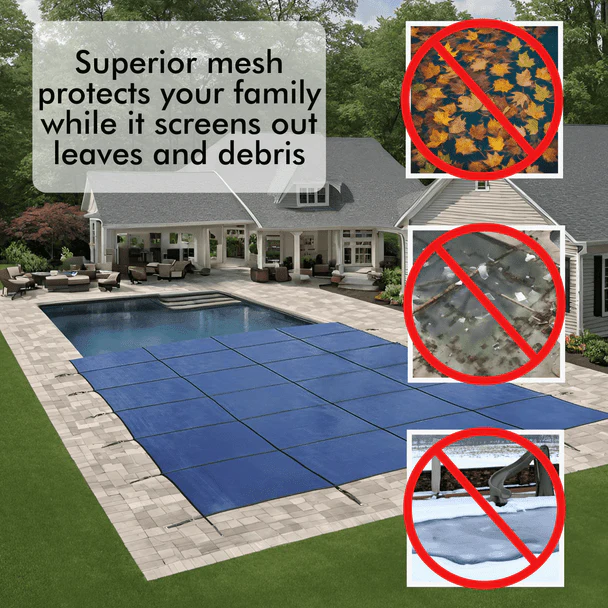 Closeout 5-Year Mesh Rectangle Safety Covers - Image 2