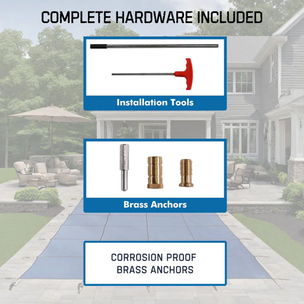 Closeout 5-Year Solid Rectangle Safety Covers - Image 5