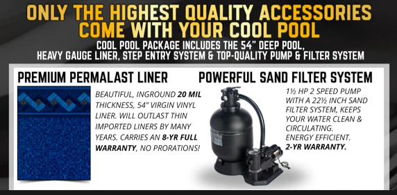 Cool Pool 54” Deep Above Ground Pool Package - Image 3