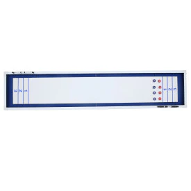 Crestline 12' Indoor / Outdoor Aluminum Shuffleboard Table - White - Image 4