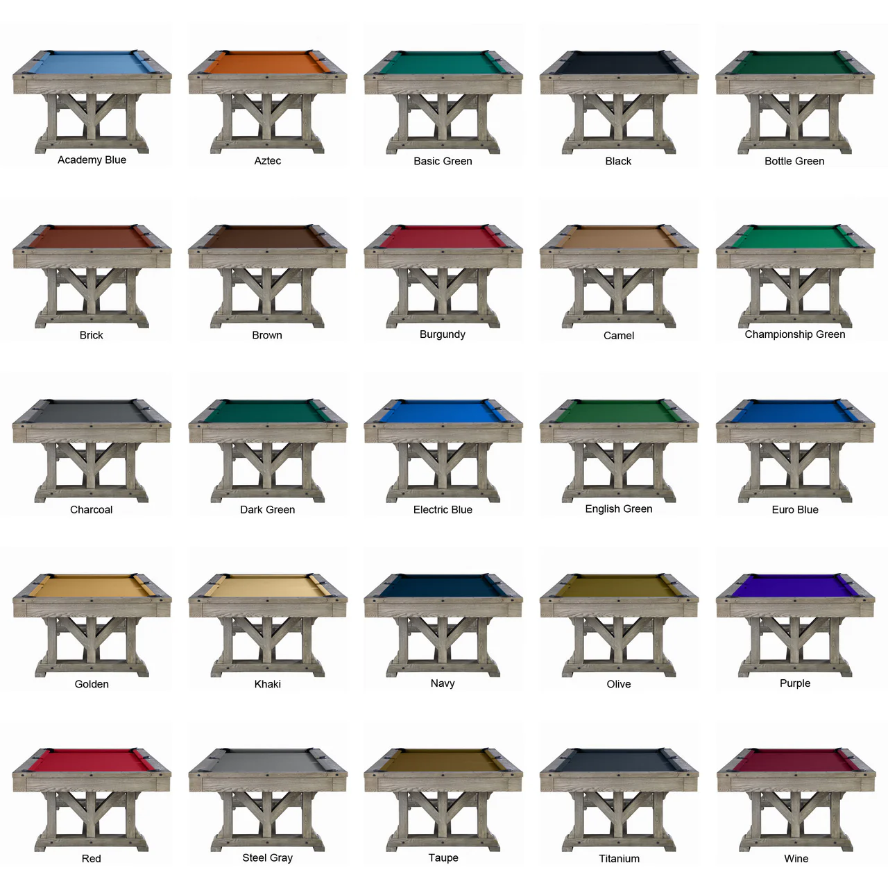 Cross Creek 7' and 8' Slate Pool Table - Image 9