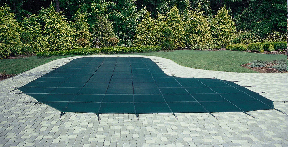 Custom Swimming Pool Winter Safety Cover QUOTE and SAMPLE MATERIALS Mesh & Solid - Image 5