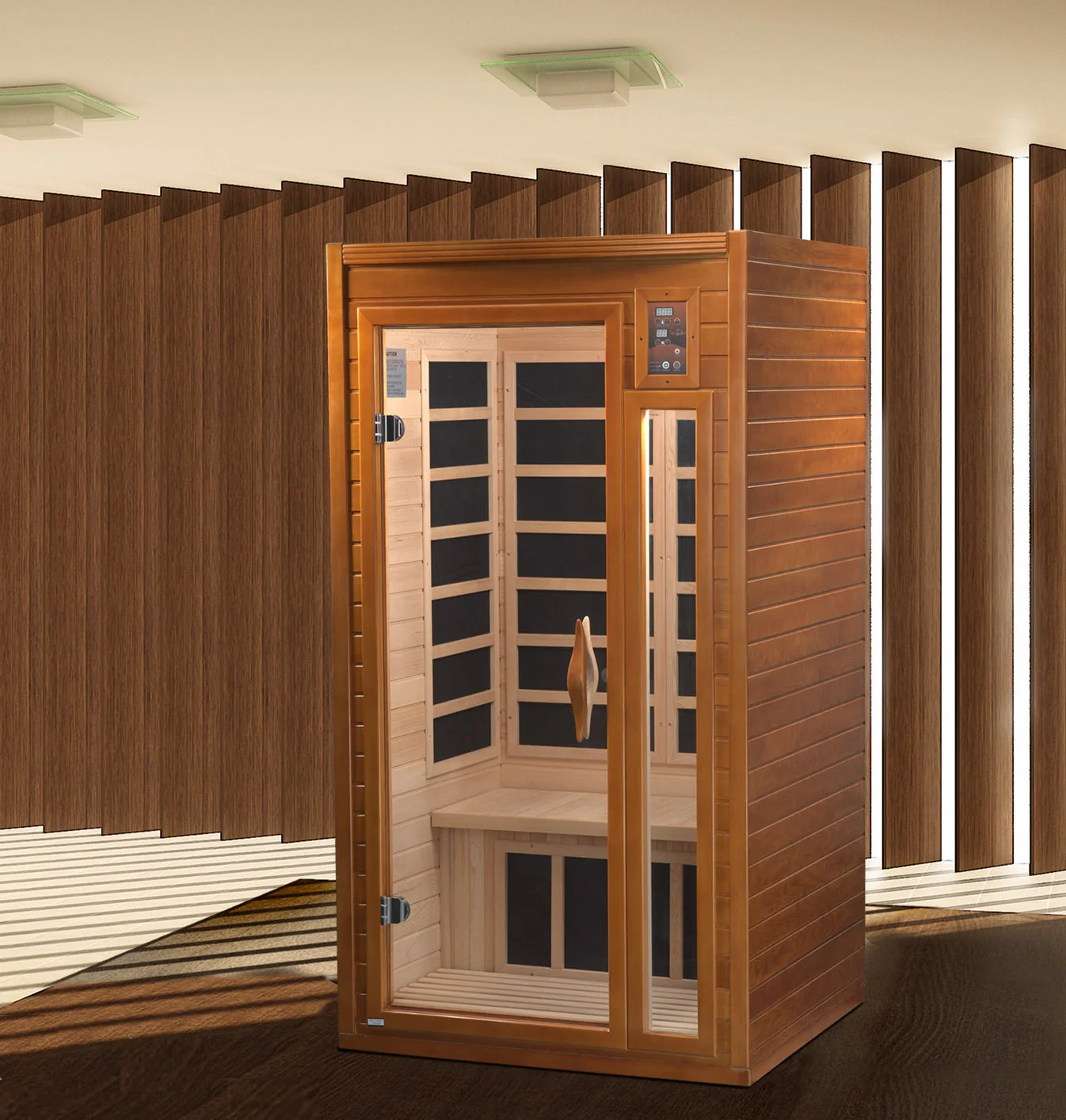 Dynamic Barcelona Elite 1-2 Person Ultra Low EMF Far IR Sauna - Image 6