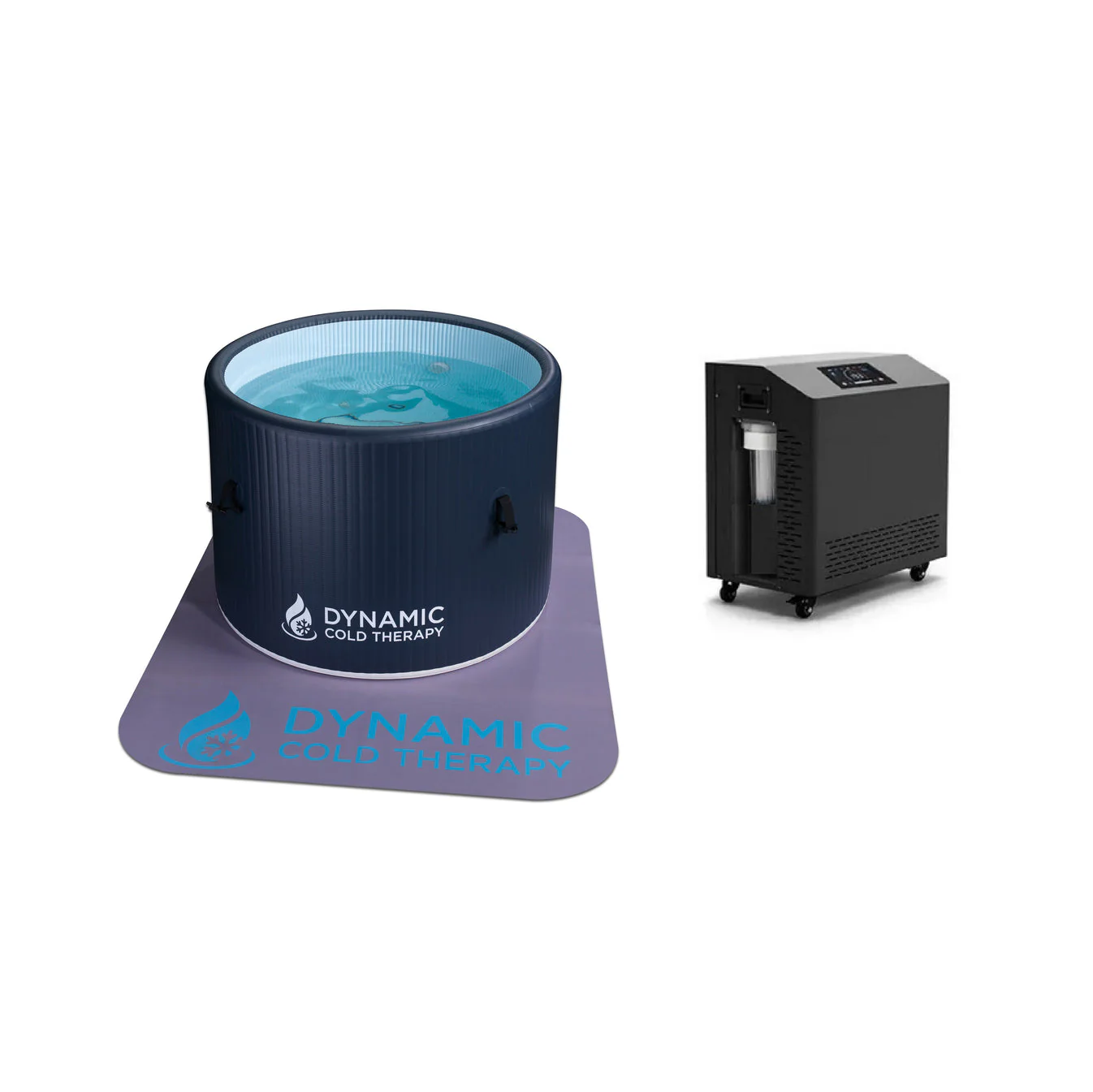 Dynamic Cold Therapy Inflatable Round Cold Plunge with Chiller - Image 3