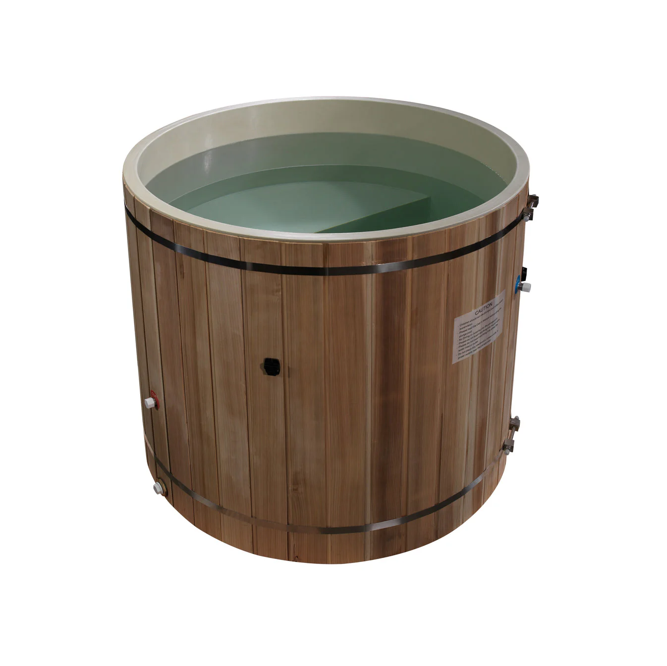 Dynamic Cold Therapy PVC Barrel Cold Plunge with Chiller - Image 3