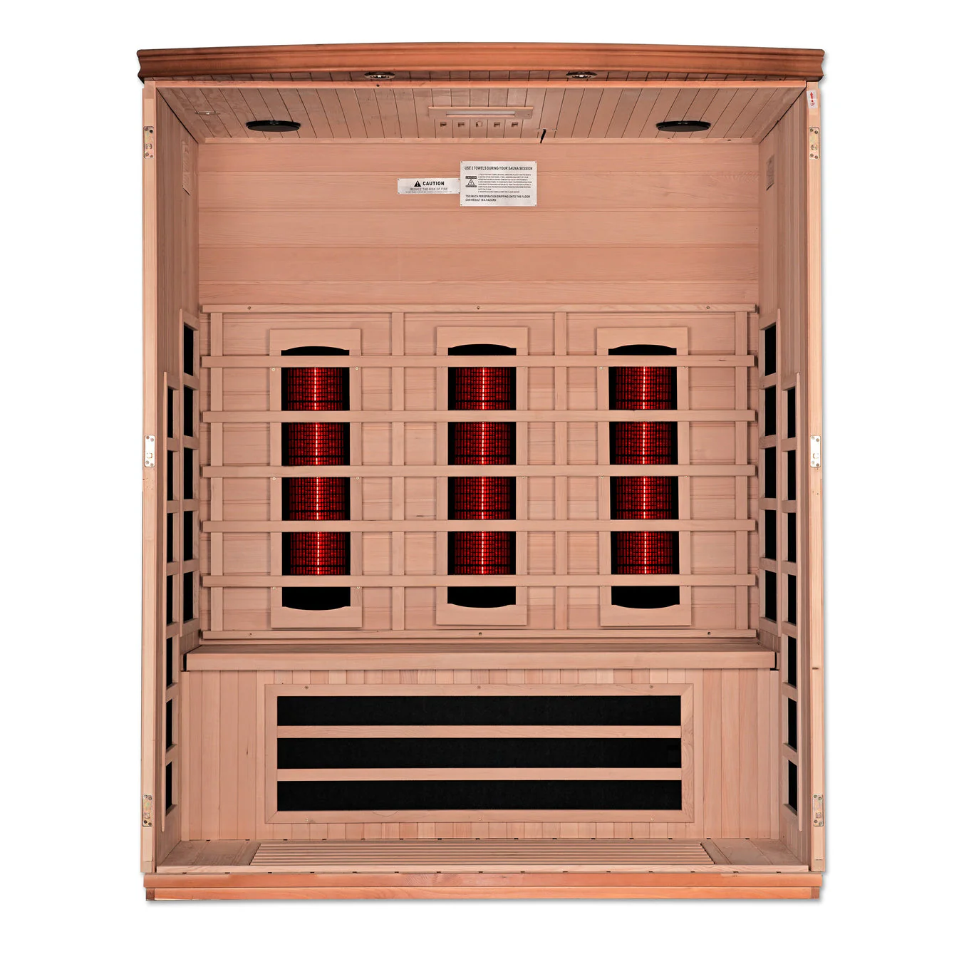Dynamic Lugano 3 Person Full Spectrum IR Sauna - Image 4