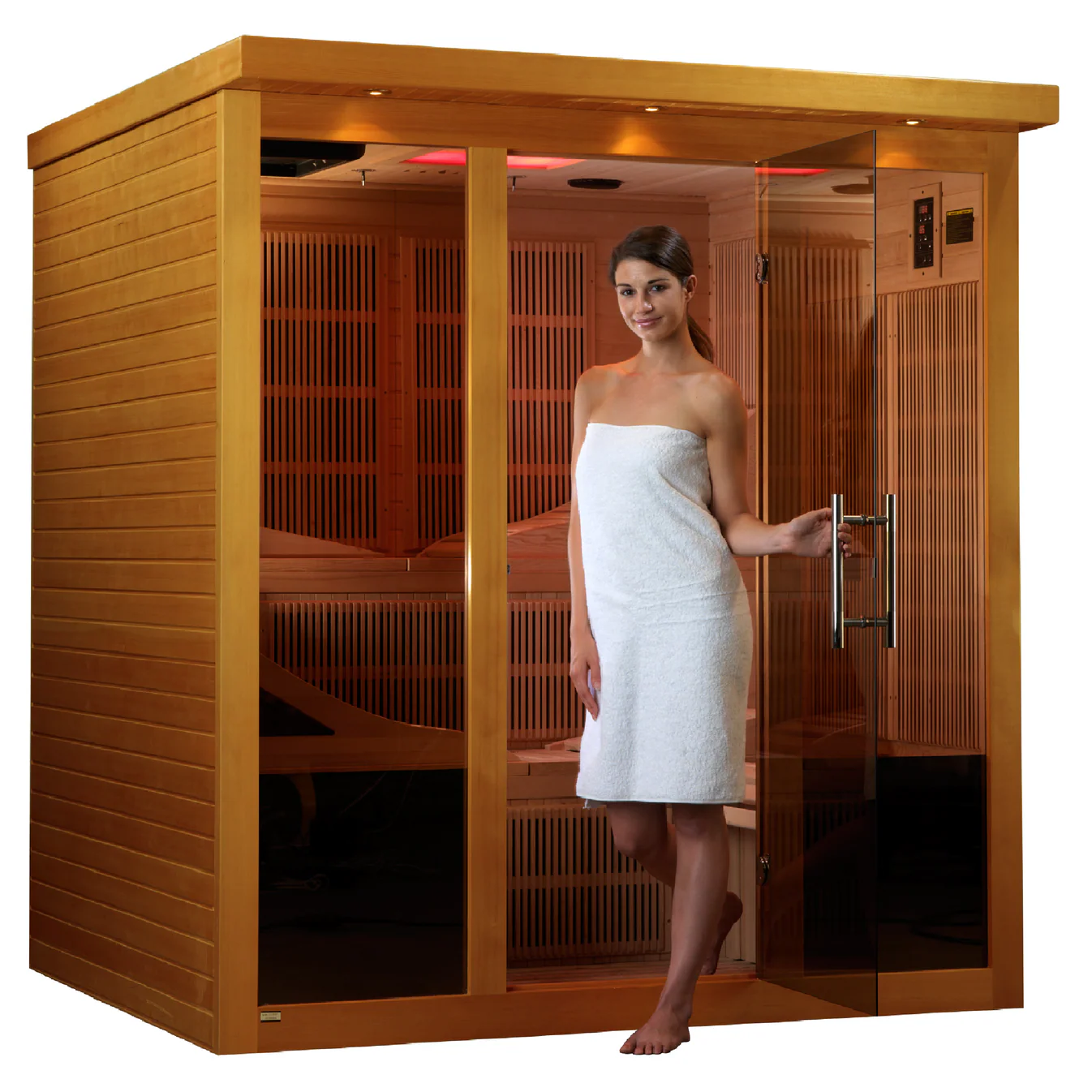 Dynamic Monaco Elite 6 Person Ultra Low EMF Far IR Sauna - Image 3