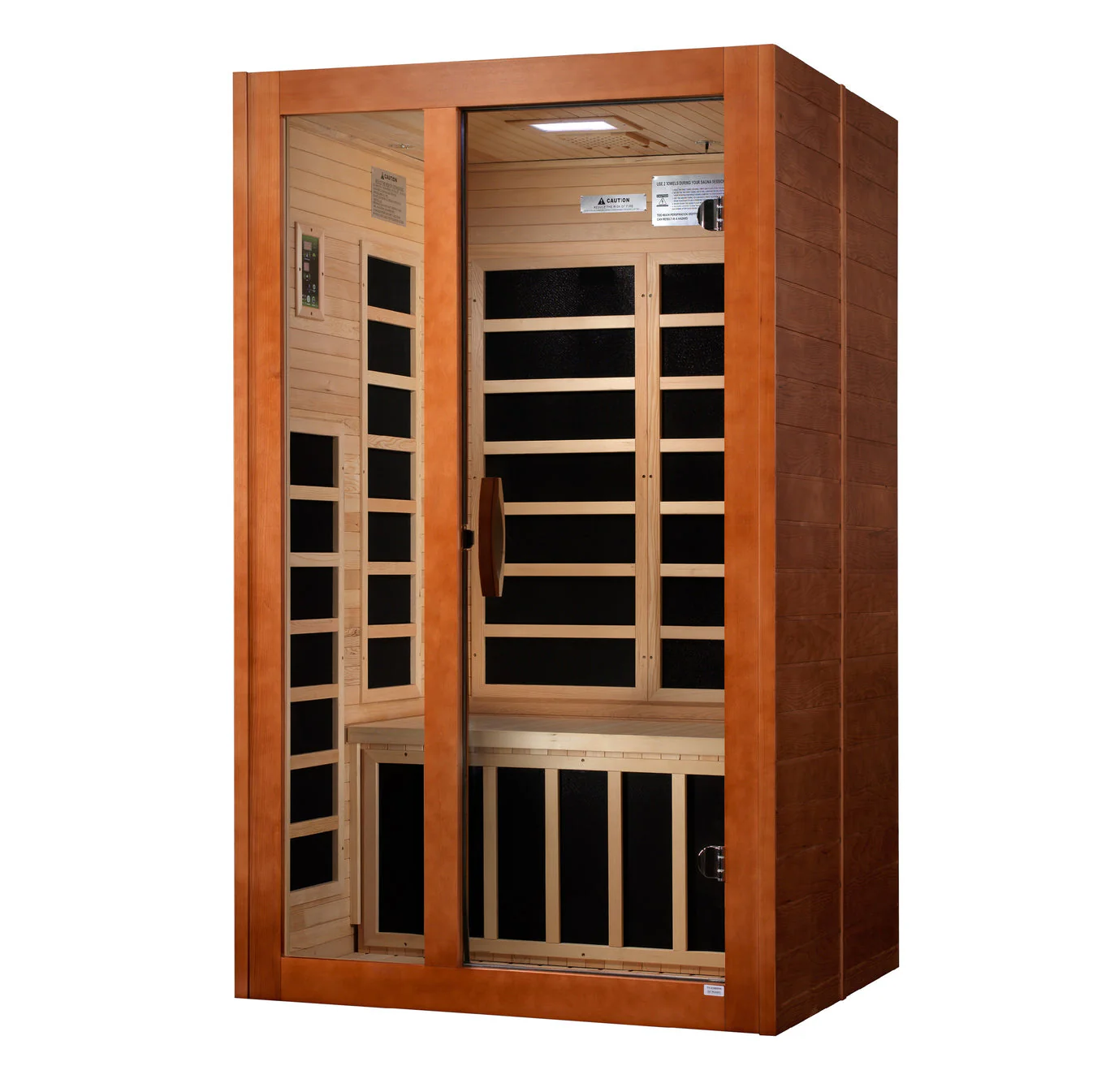 Dynamic Santiago Elite 2 Person Ultra Low EMF FAR IR Sauna - Image 2