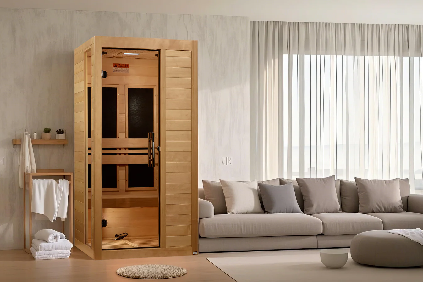 Dynamic Veneto 1-2 Person Ultra Low EMF FAR IR Sauna - Image 5