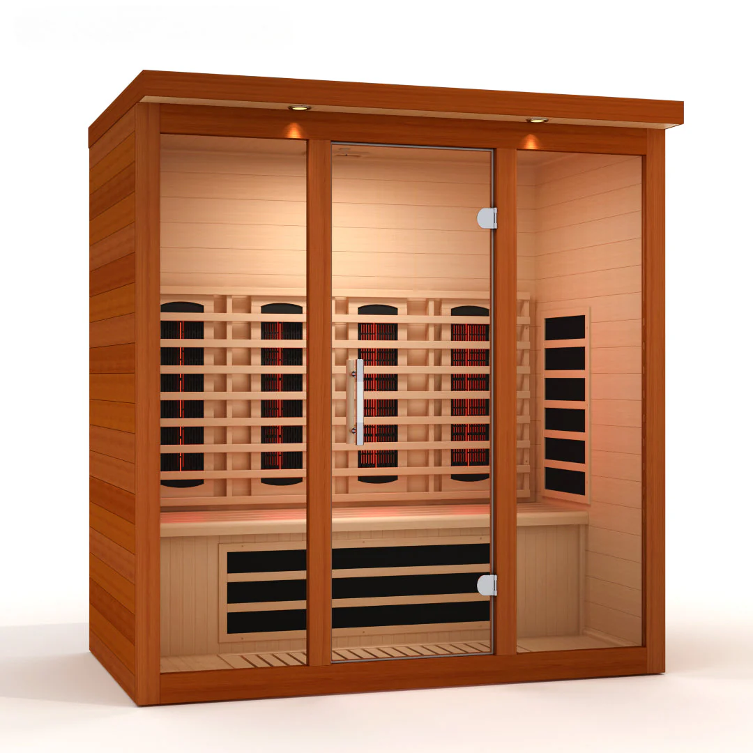 Dynamic Vila Grande 4 Person Full Spectrum Nero Zero EMF FAR IR Sauna