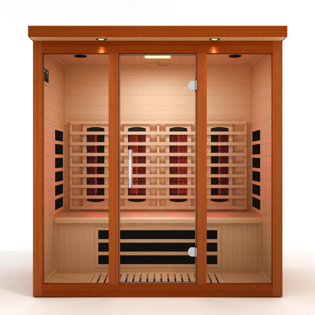 Dynamic Vila Grande 4 Person Full Spectrum Nero Zero EMF FAR IR Sauna - Image 3