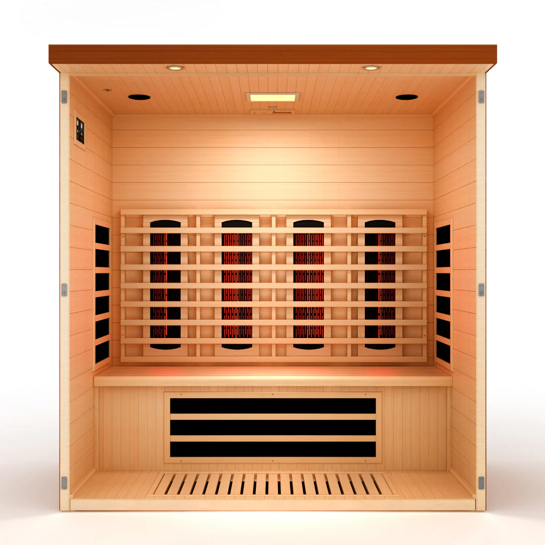 Dynamic Vila Grande 4 Person Full Spectrum Nero Zero EMF FAR IR Sauna - Image 4