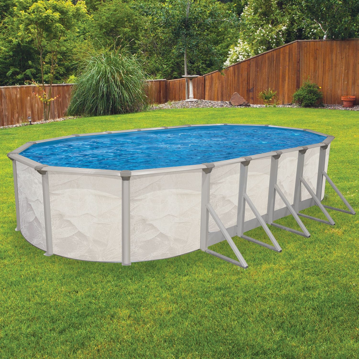 Emory 48" or 52" Tall Steel Above Ground Pool Kit plus Starter Package - Image 5