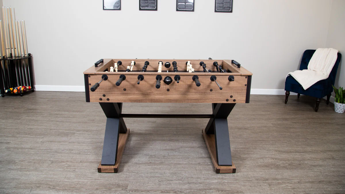 Excalibur 54-in Driftwood Foosball Table - Image 3