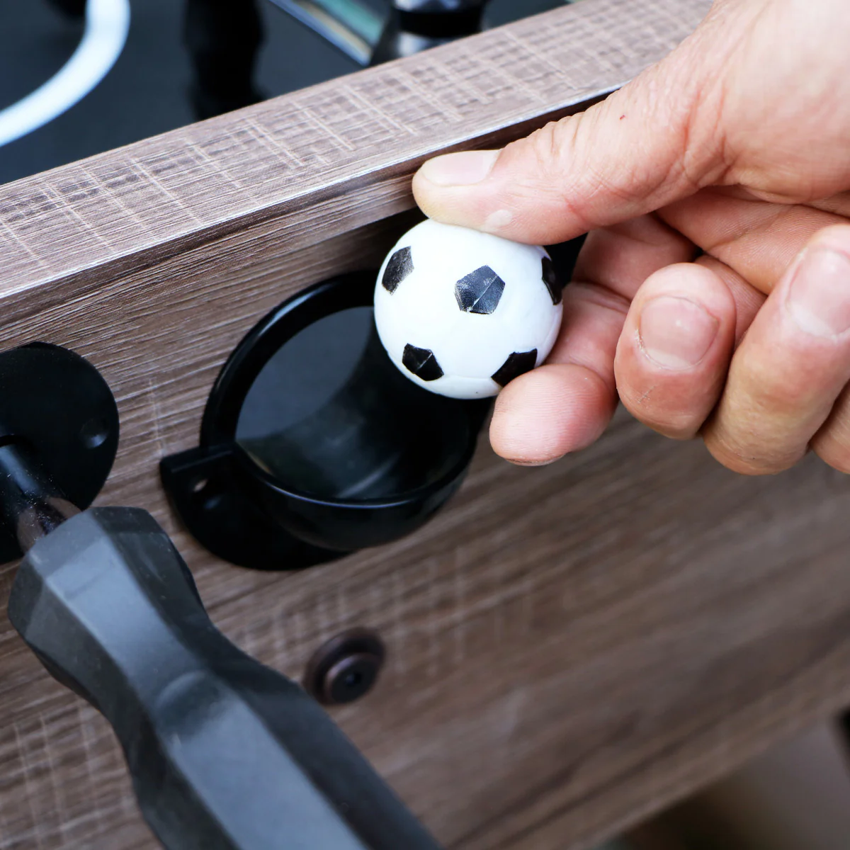 Excalibur 54-in Driftwood Foosball Table - Image 9