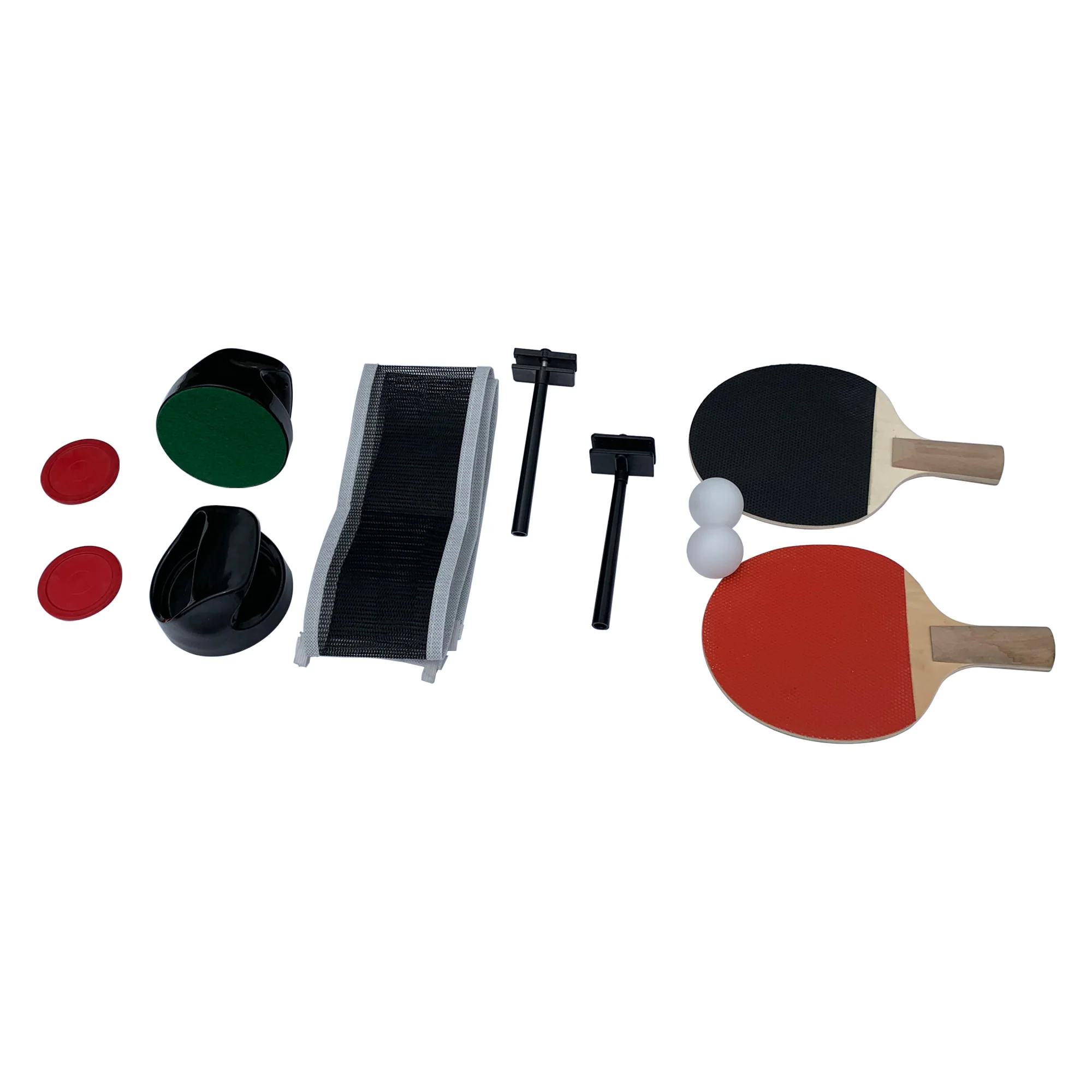 Excalibur 6-ft Driftwood Air Hockey Table with Table Tennis - Image 4
