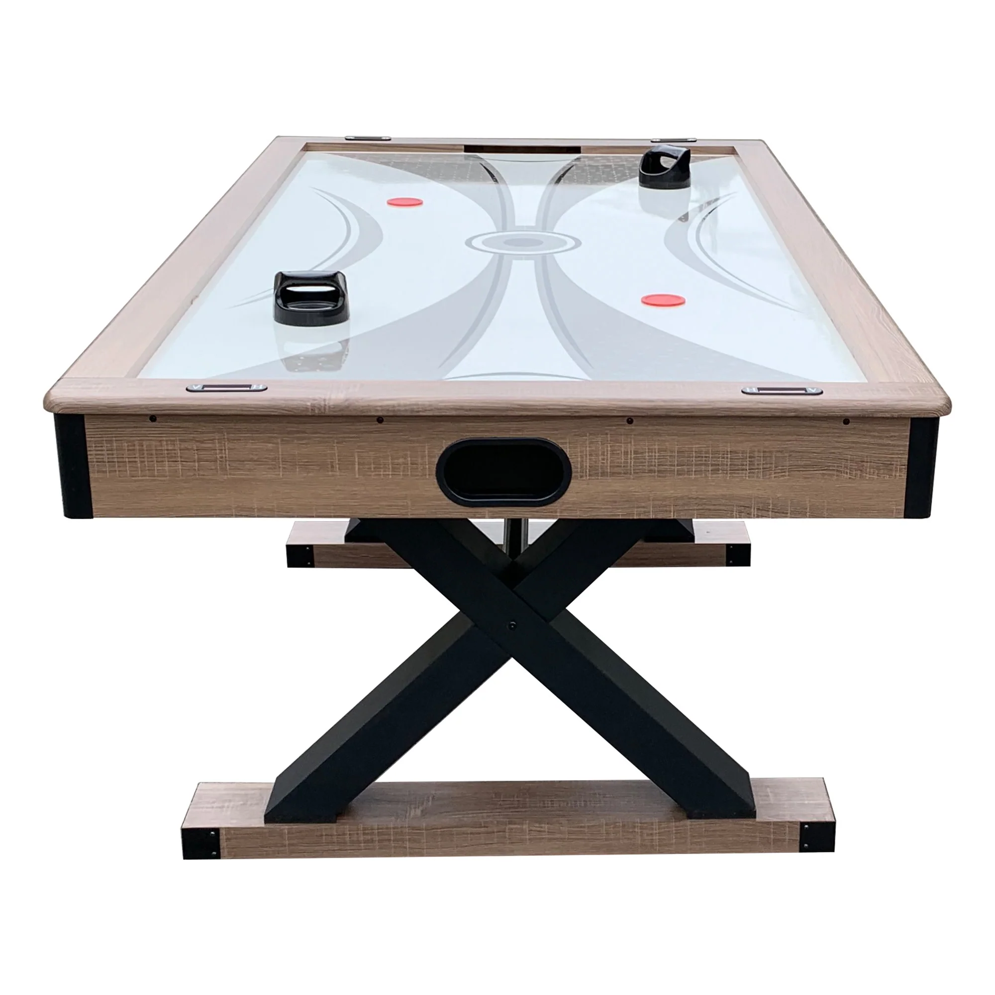 Excalibur 6-ft Driftwood Air Hockey Table with Table Tennis - Image 7