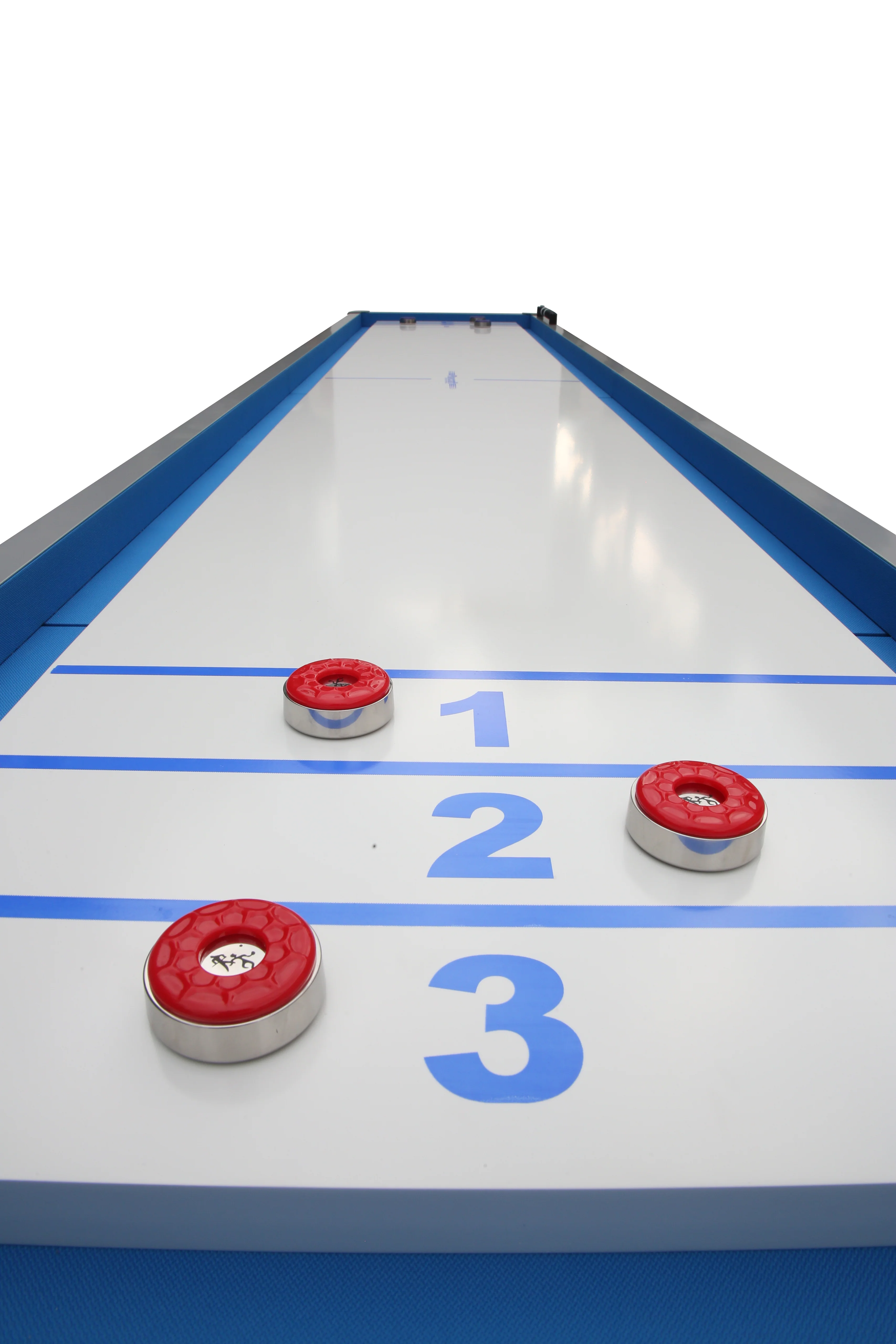 Extera Outdoor Shuffleboard Table w/ 20" wide playfield - 9' 12' Sizes - Image 4