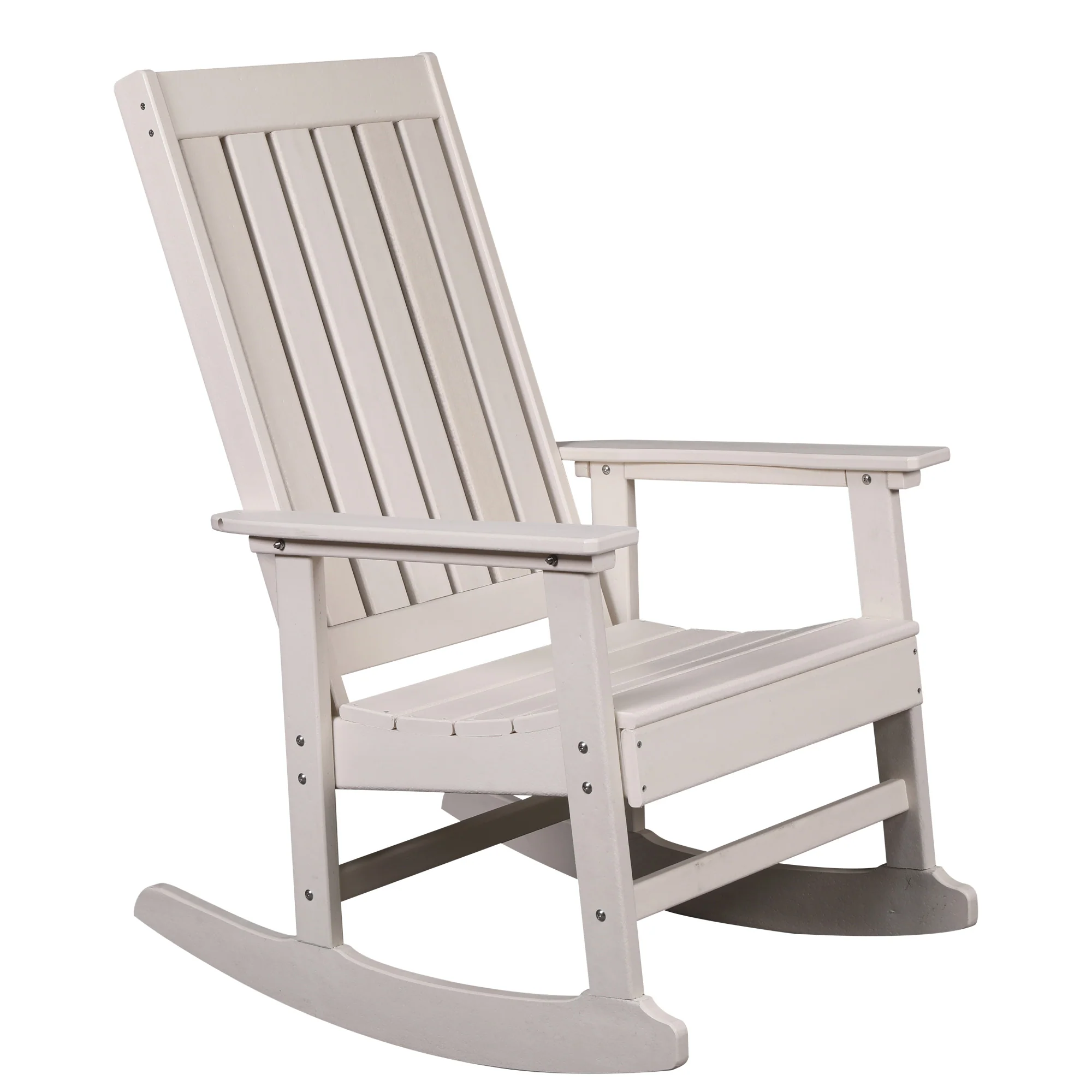 Ez-Care Tek-Wood Adirondack Rocker - White - Image 7