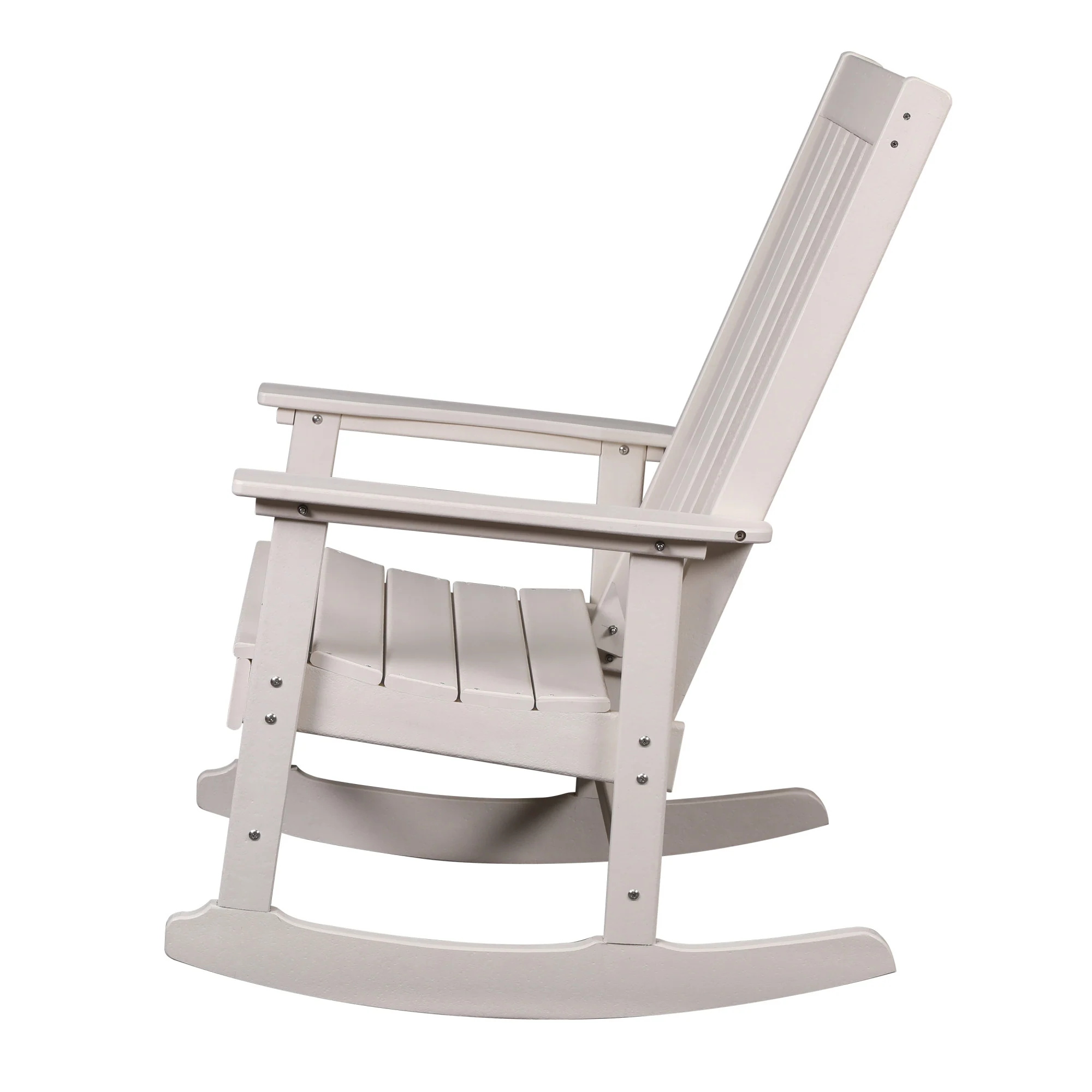 Ez-Care Tek-Wood Adirondack Rocker - White - Image 9