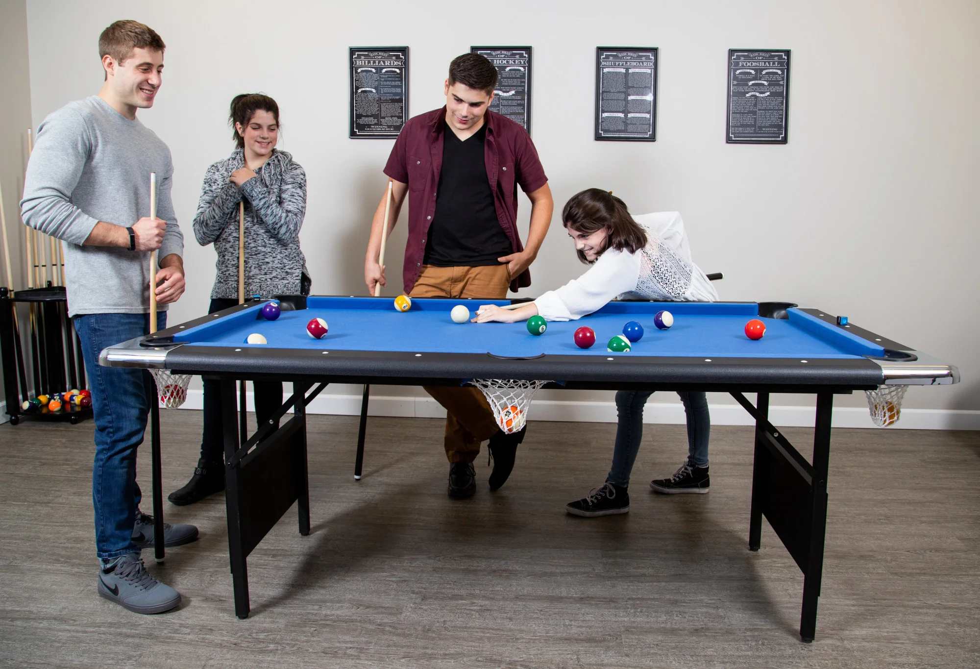 Fairmont 6-ft Portable Folding Billiards Pool Table - Image 3