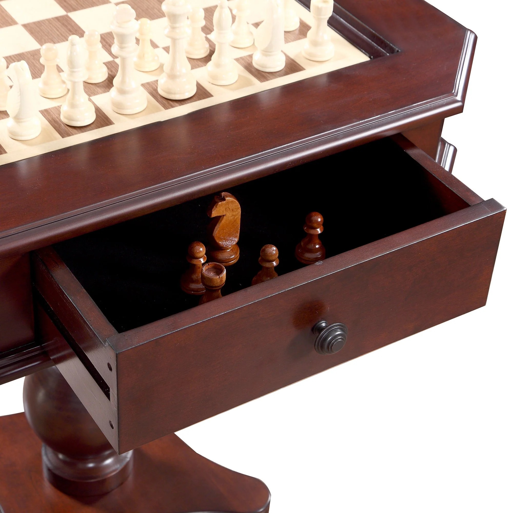 Fortress Chess, Checkers and Backgammon Game Table and Chairs Set - Image 3