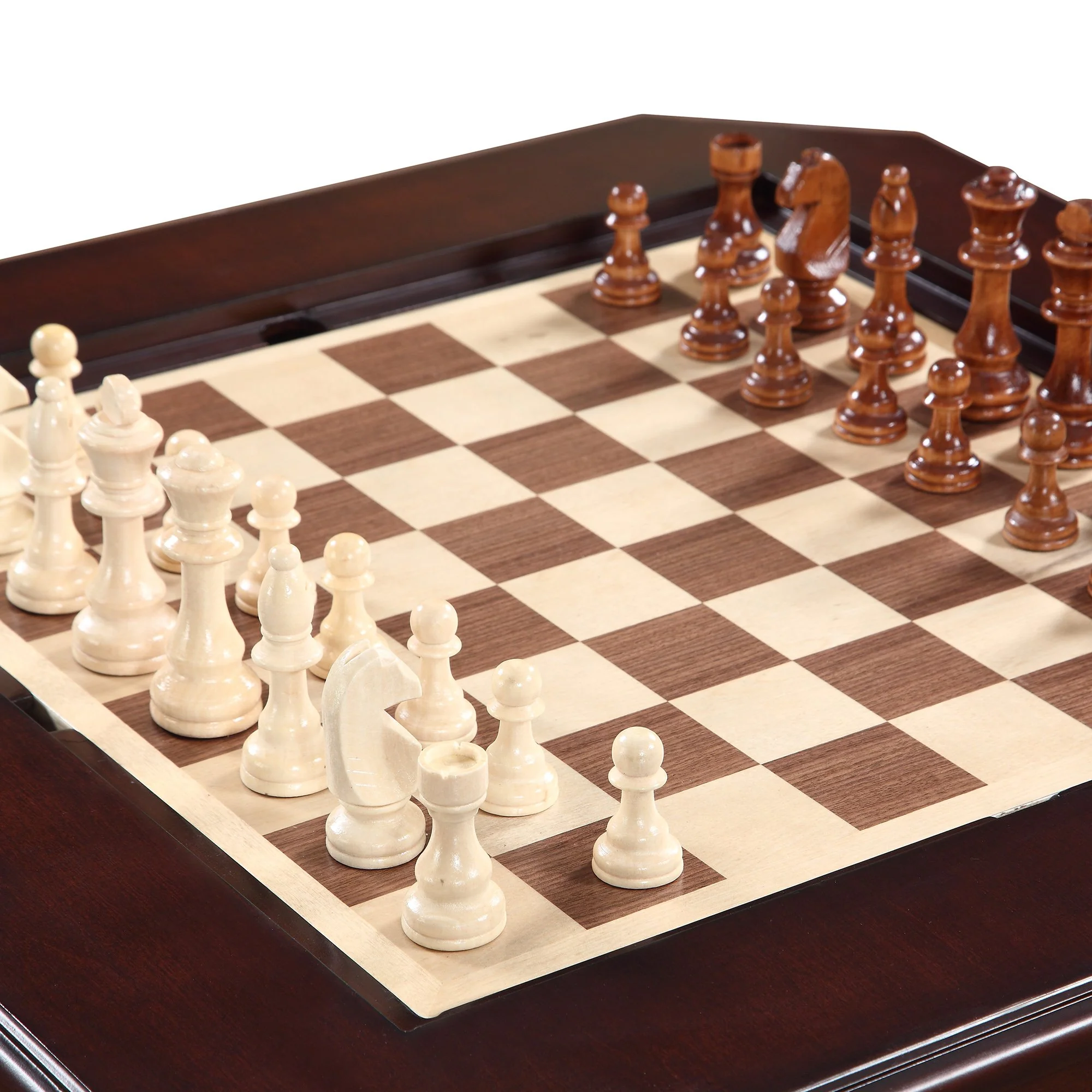 Fortress Chess, Checkers and Backgammon Game Table and Chairs Set - Image 4
