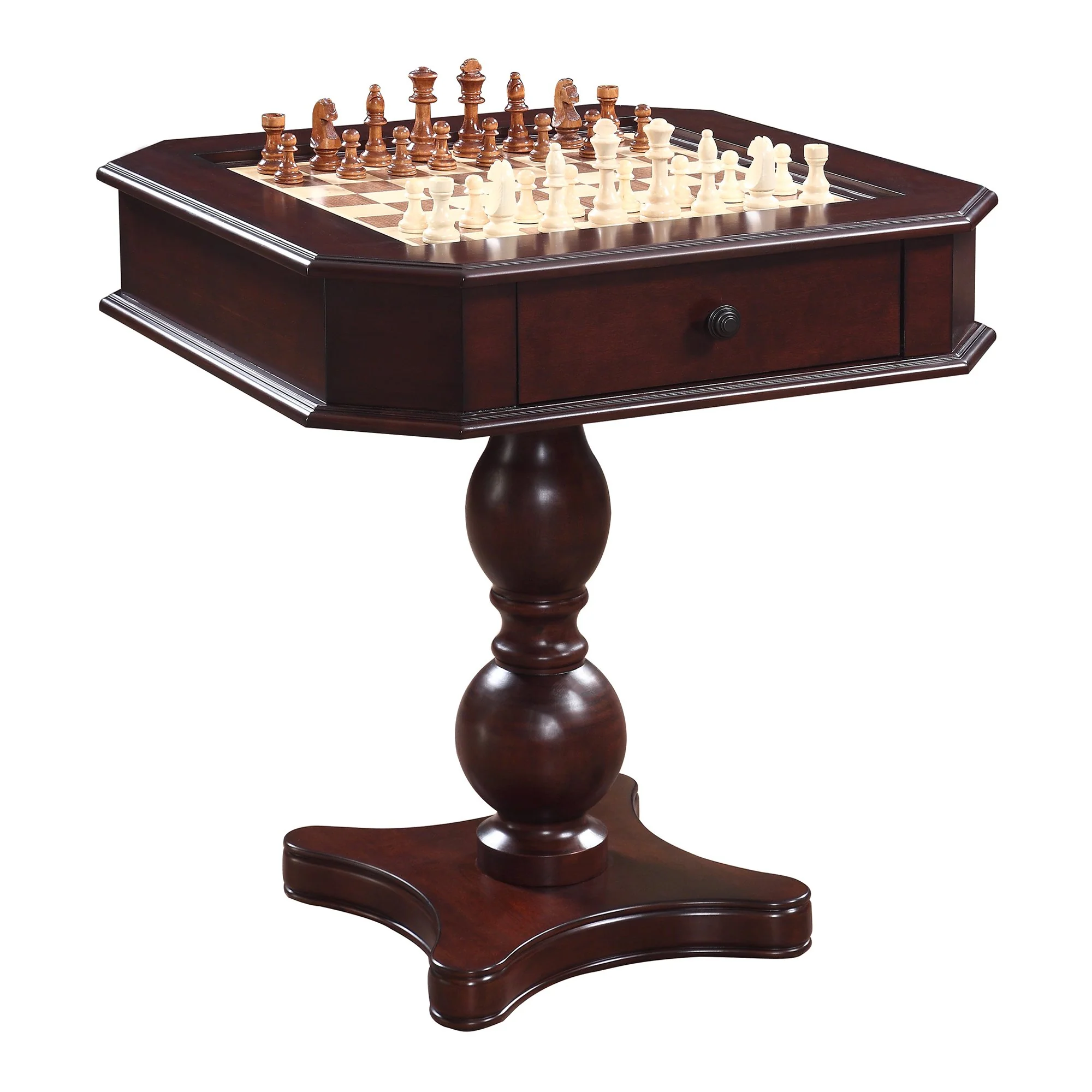 Fortress Chess, Checkers and Backgammon Game Table and Chairs Set - Image 7