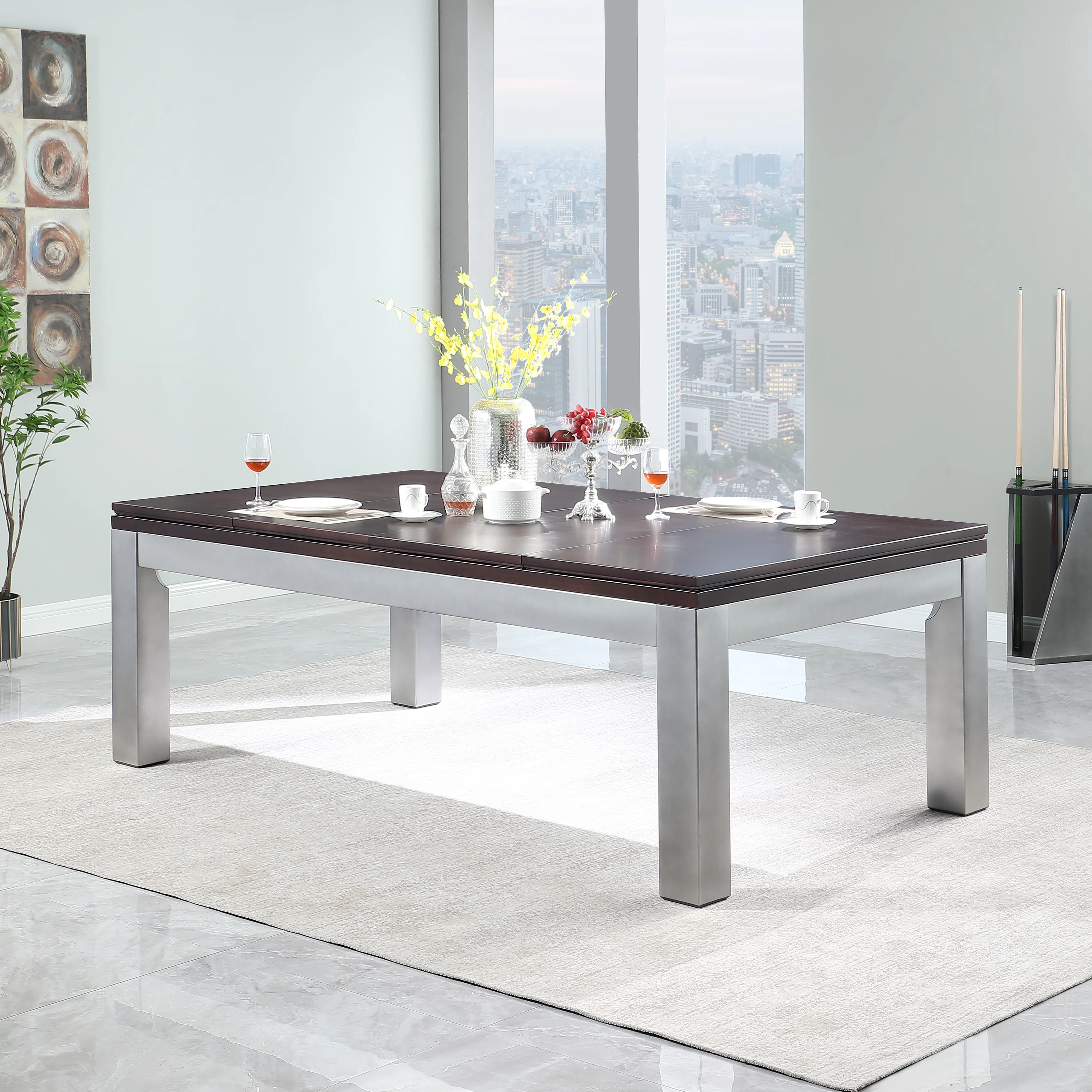 Genoa 7' or 8' Slate Pool Table With Dining Top - Image 3