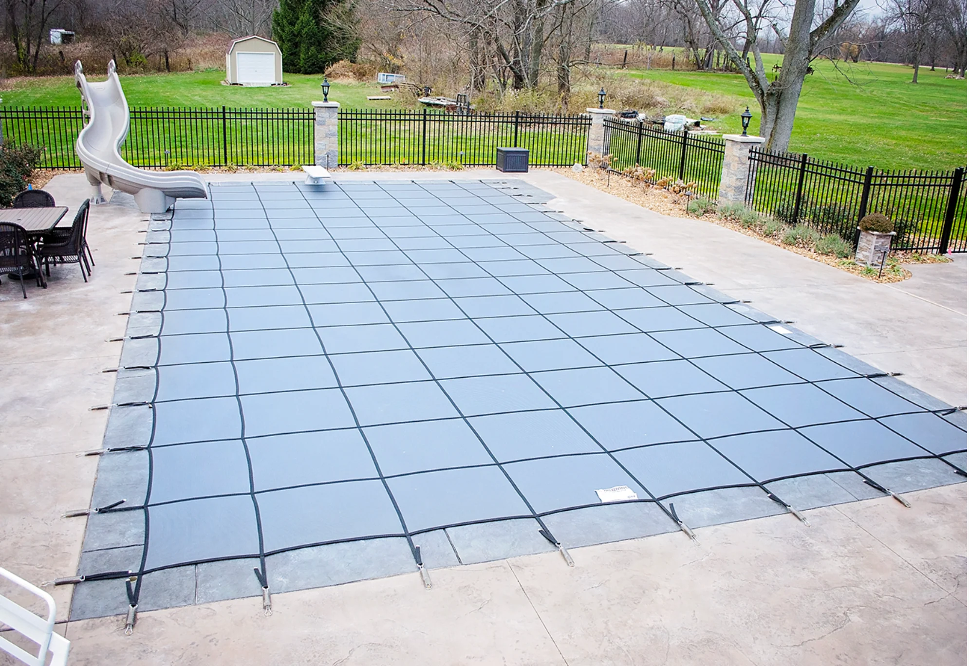 GLI ProMesh Swimming Pool Rectangle Safety Cover with Security Anchors - Image 7