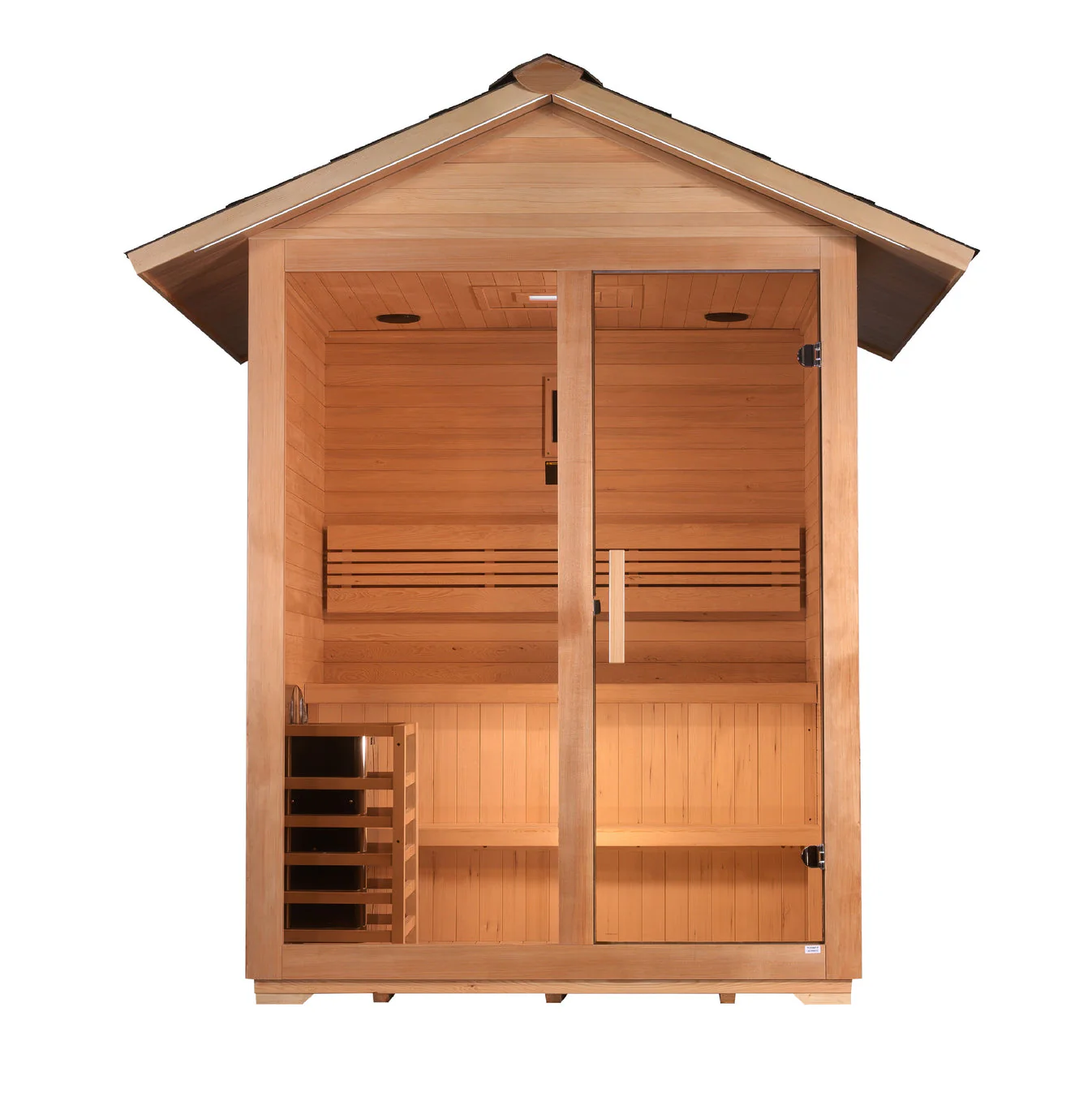 Golden Designs Arlberg 3 Person Traditional Outdoor Sauna - Image 2